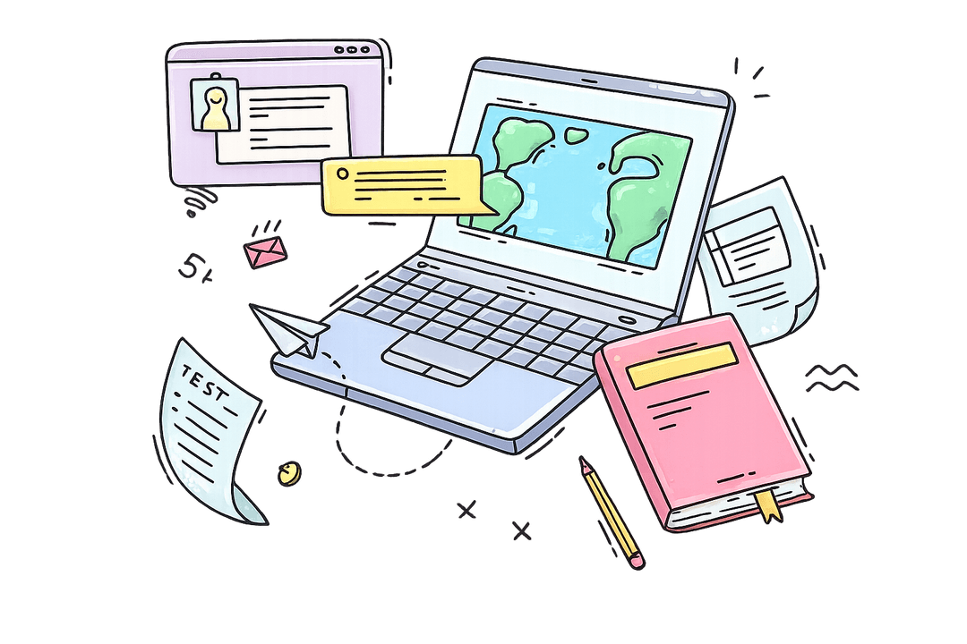 Estudiantes y docentes accediendo a Bi-voo Learning